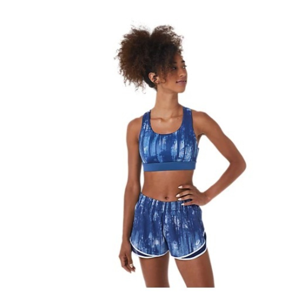 ASICS Women's XS PR LYTE Sports‎ Bra in Grand Shark/Tie-Dye